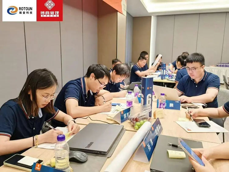 Our company's management team conducted a training session titled 